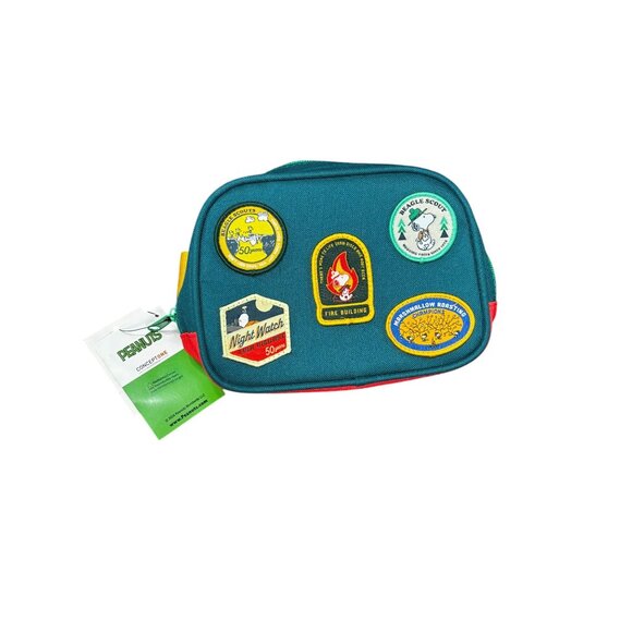 Peanuts 50th Anniversary Scout Belt Bag With Patches & Adjustable Strap - Picture 1 of 5